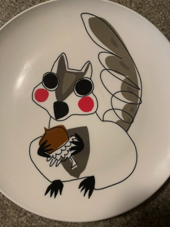 Nov 13 - Squirrel plate.